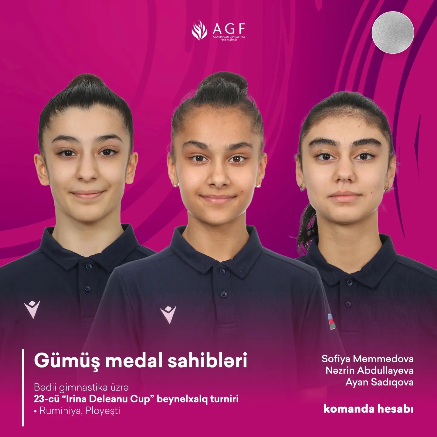 Azərbaycan gimnastları Rumıniyada "gümüş" qazandı